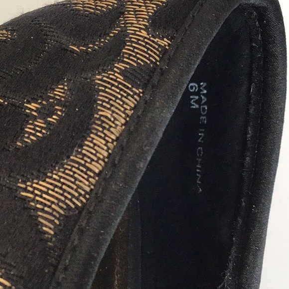 Ann Taylor black & gold  loft flats 🥿 - Picture 7 of 11